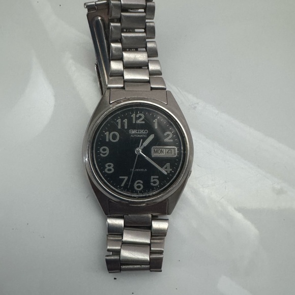 Seiko Analog Automatic Men Watch BlackVintage